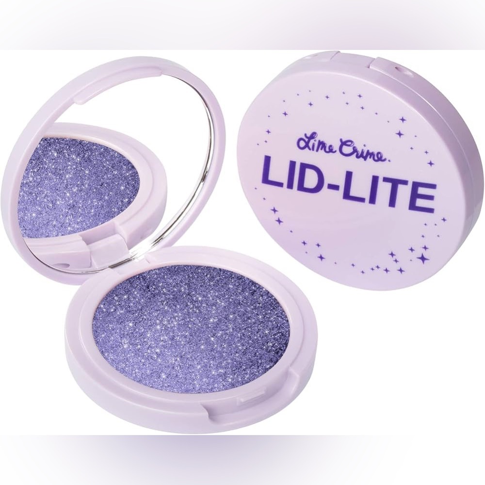 Lime Crime LID-LITE Single Shimmer Eyeshadow Majestic Indigo Blue Glitter NIB